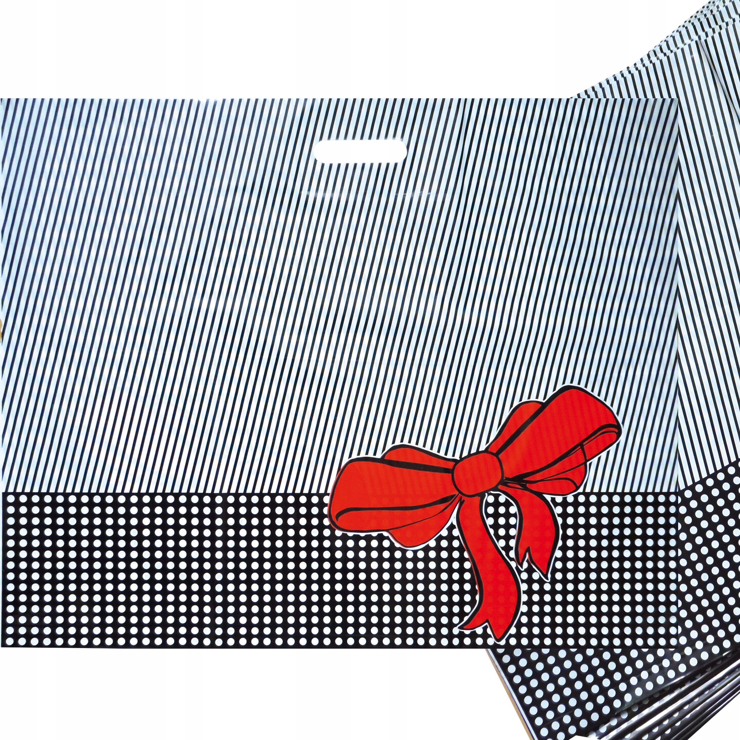 reklamówki foliowe torby Kokarda 58,5x47 100 szt