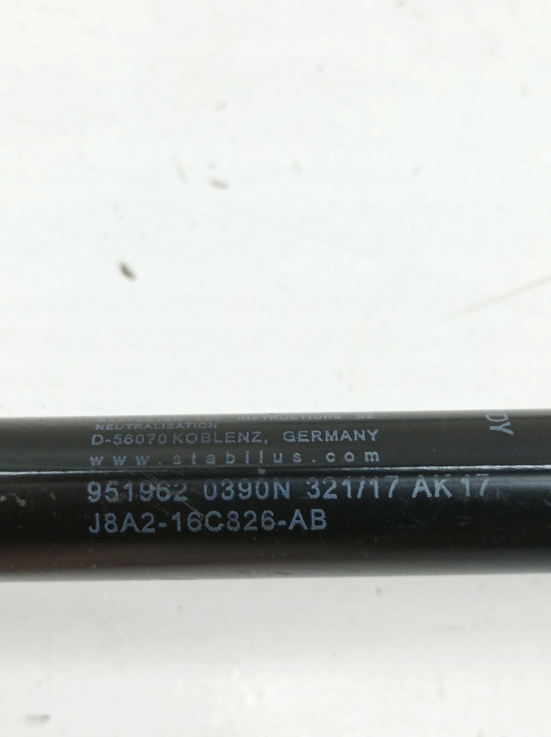 damper bonnets left right KOMPLET L494 J8A216C826AB Range Rover Sport II