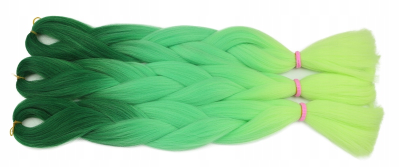 Włosy SYNTETYCZNE do warkoczyków KOLOROWE warkoczyki DOCZEPIANE WŁOSY ombre Kolor włosów inny