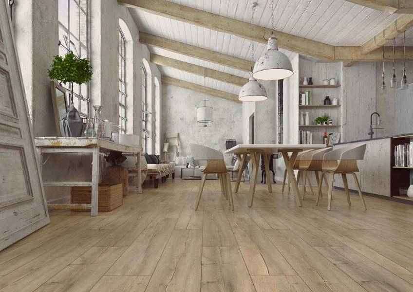 Panele Podłogowe Dąb Amalfi Wodoodporne AC5 8 mm V4 2.37m2 Stan opakowania oryginalne