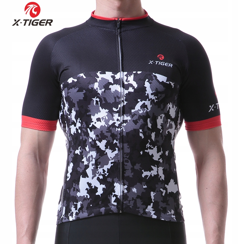 Koszulka Na Rower Wygodna Z Odblaskiem Odprowadzająca Wilgoć Ochrona UV XL Rodzaj Bez kaptura Rozpinane