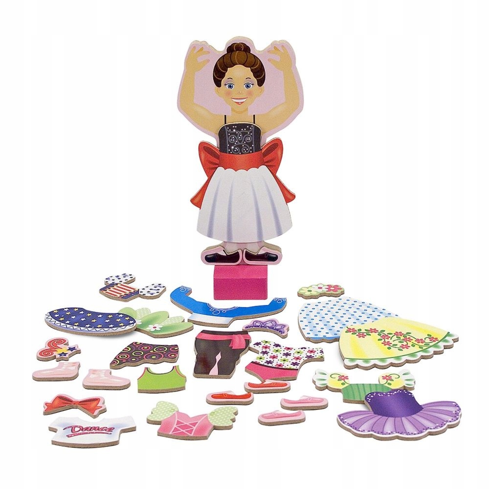 

Zabawki dla dzieci Ubieranka na magnesy Ballerina
