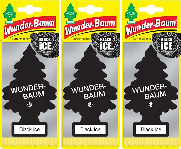 WUNDER BAUM CHOINKA ZAPACHOWA BLACK ICE x 3