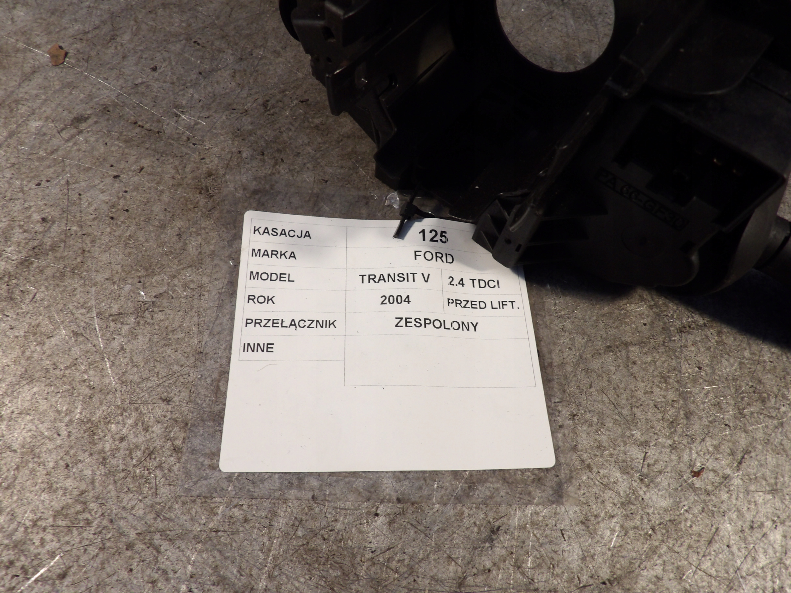 Ford Transit V DEVIO LUCI TERGICRISTALLO TERGI 1C1T13335AB
