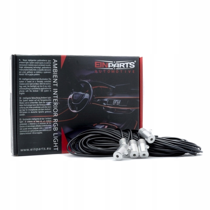 ŚWIATŁOWÓD LED RGB 6M APLIKACJA AMBIENT LIGHT Stan opakowania oryginalne