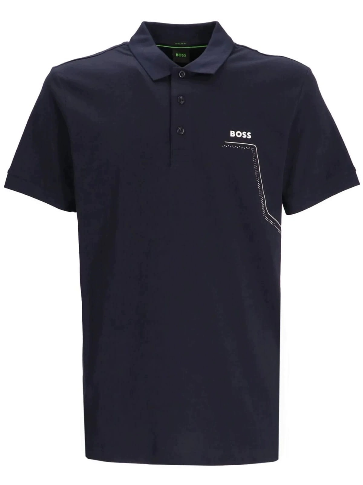 Pánská polokošile Boss 50506183 modrá Xs, bavlněné tričko Polówka