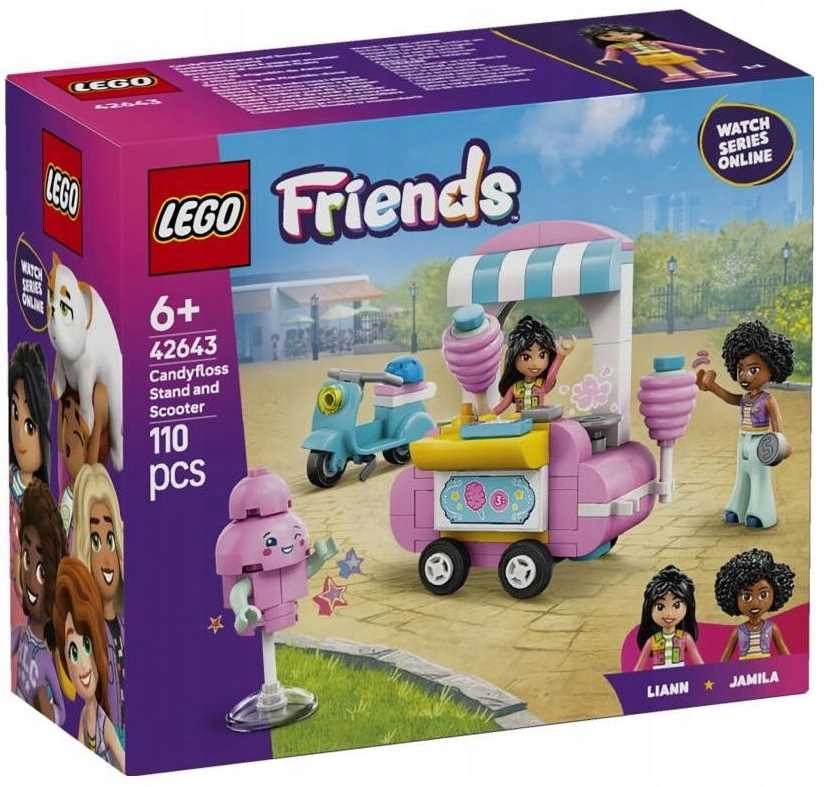 Lego Friends – Stánek s cukrovou vatou a skútrem
