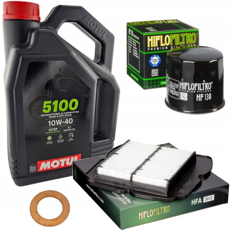 Olej Motul, vzduchový filter olejová podložka na vypúšťanie Suzuki Sv 650 N S 03-16