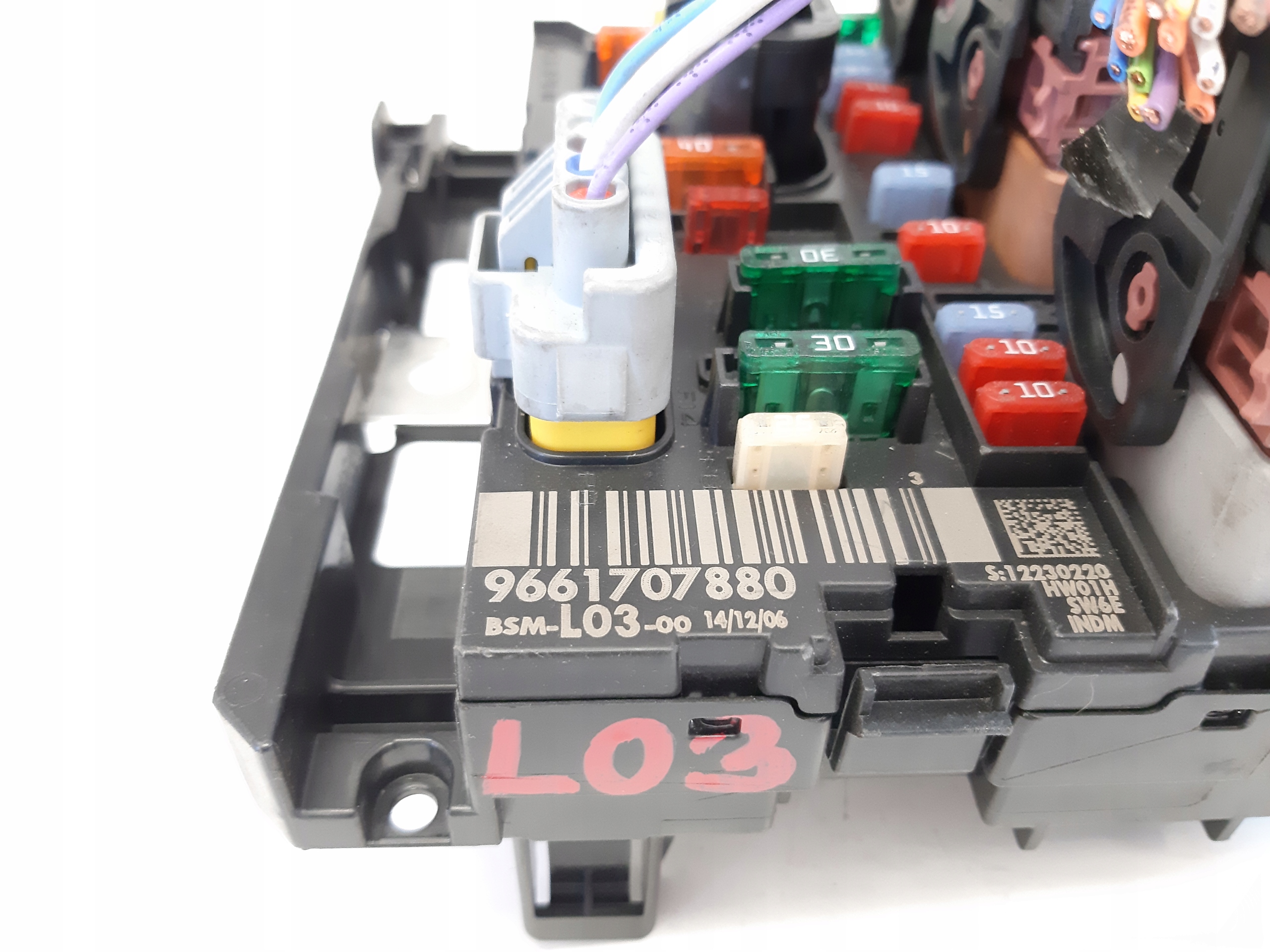 PEUGEOT 207 MODUŁ BSM L03 9661707880 ORG Producent części Delphi