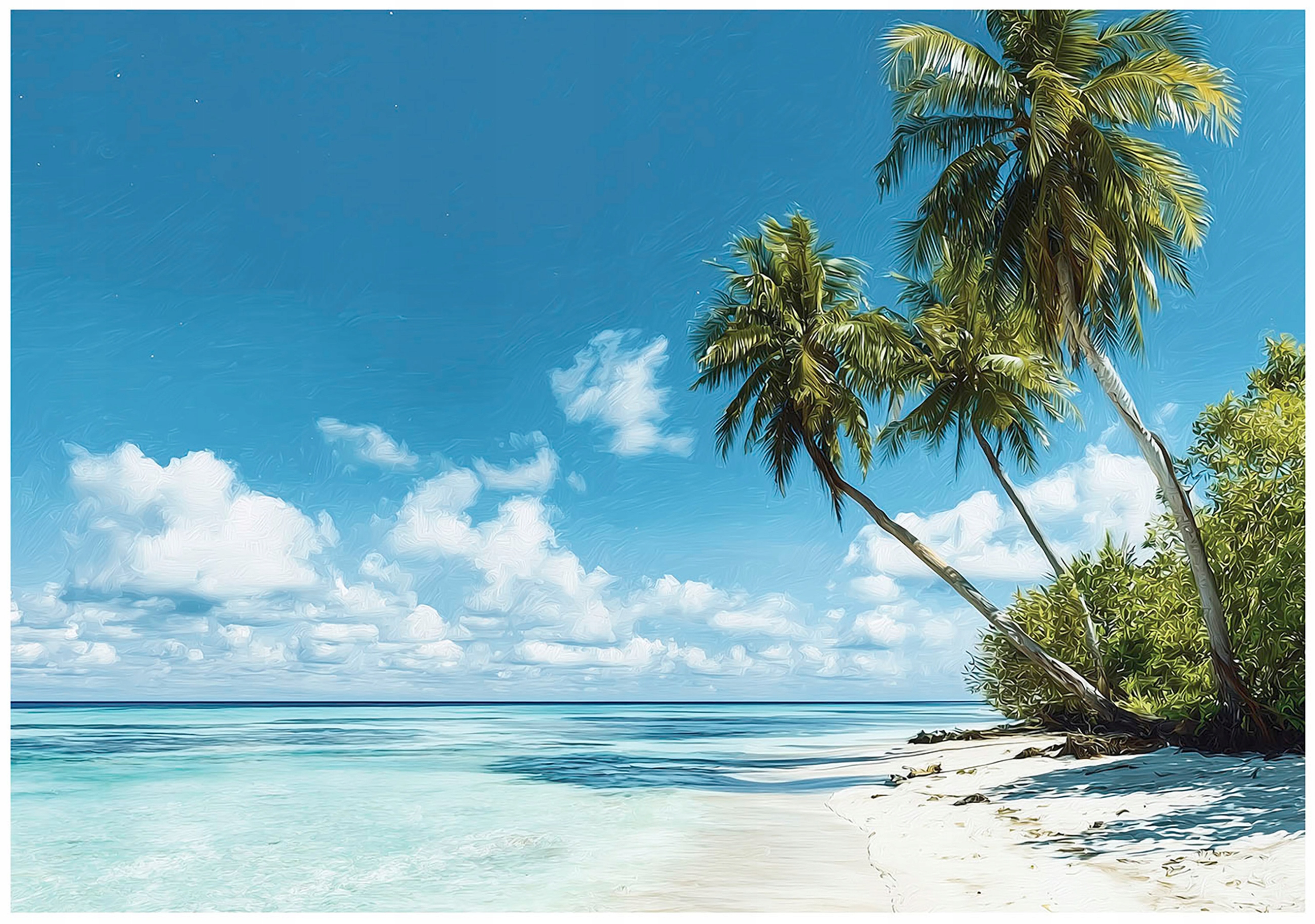 Fototapeta Moře Palmy Krajina Na Zeď Ložnice Obývací Pokoj 350x250