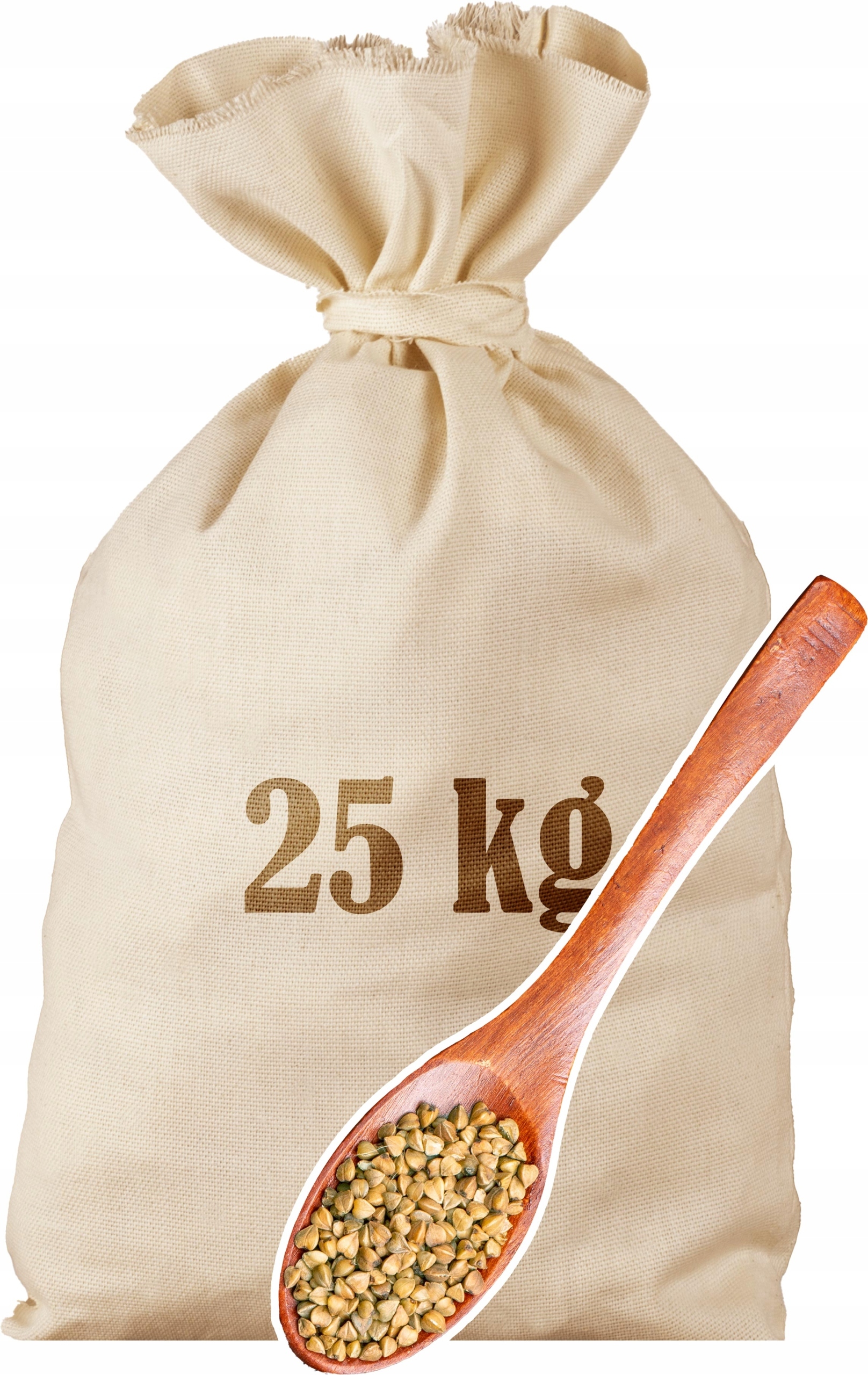 Levně Pohanková Kaše Nepražená bílá Pohanka přírodní 25KG Sáček