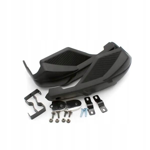 HANDBARY OSŁONY DŁONI QUAD ATV CZARNY KARBON Z ŚRUBKAMI