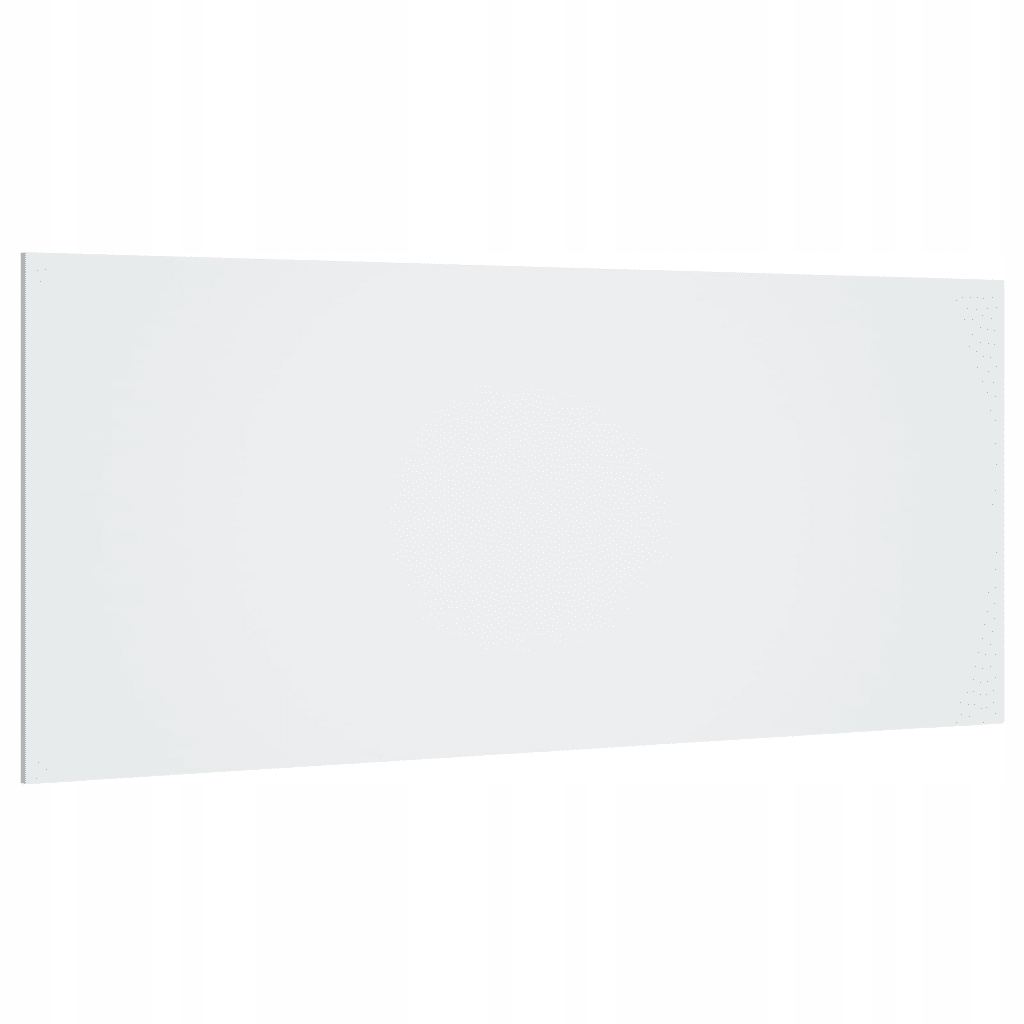 Bílé čelo postele o rozměrech 200 x 1,5 x 80 cm z materiálu podobného dřevu