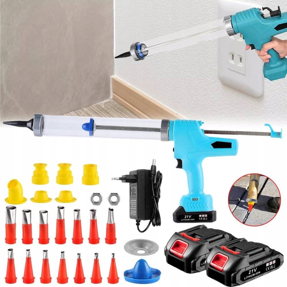 Bezdrátová vytlačovací pistole na silikon pro Makita 18 V s akumulátorem