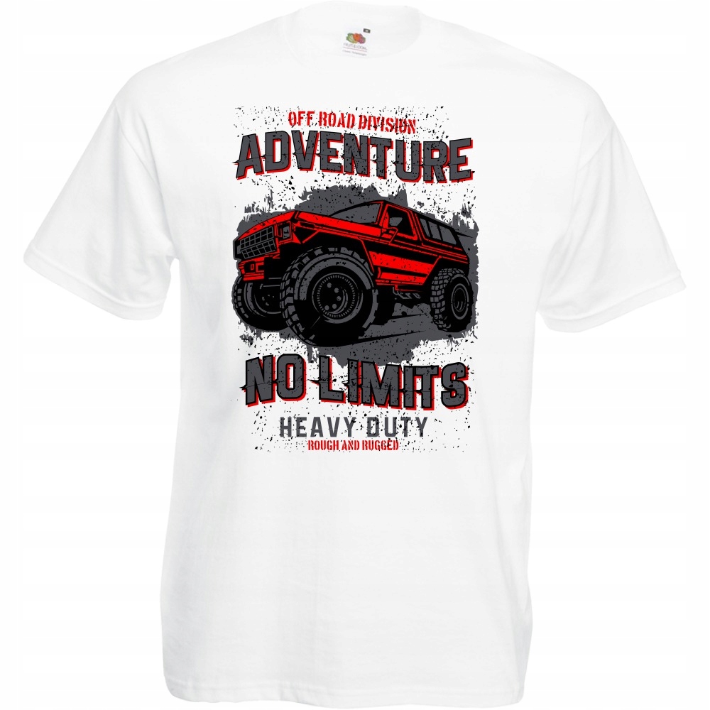 

Koszulka jeep samochód auto off road XL biała