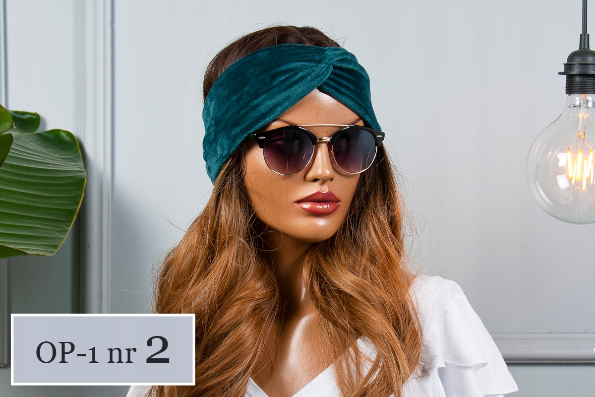 MODNA CIEPŁA OPASKA damska POLSKA GRUBA 8 KOLORÓW Rozmiar uniwersalny