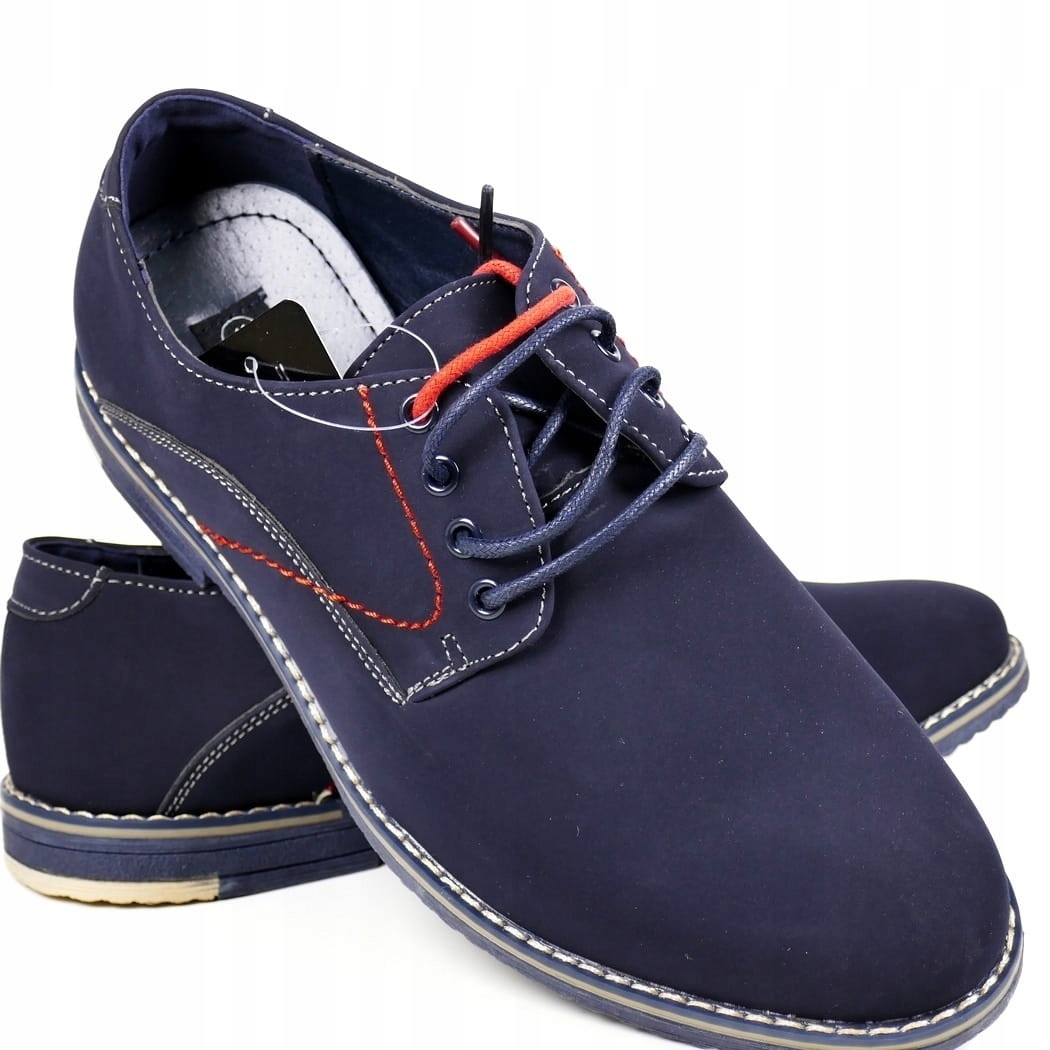 iButy Polobotky Pánské Šněrovací Tmavě Modré Casual Výstupní Elegantní Top