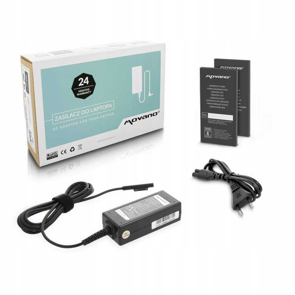 

Ładowarka 38W do Microsoft Surface Pro 5 15V 2.58A