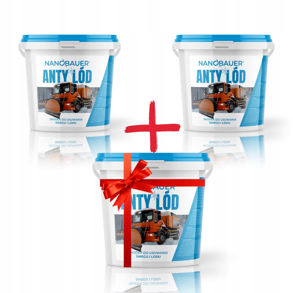 Nanobauer Anti-led Prostředek na odstraňování sněhu a ledu 8 kg 4 kg Bonus