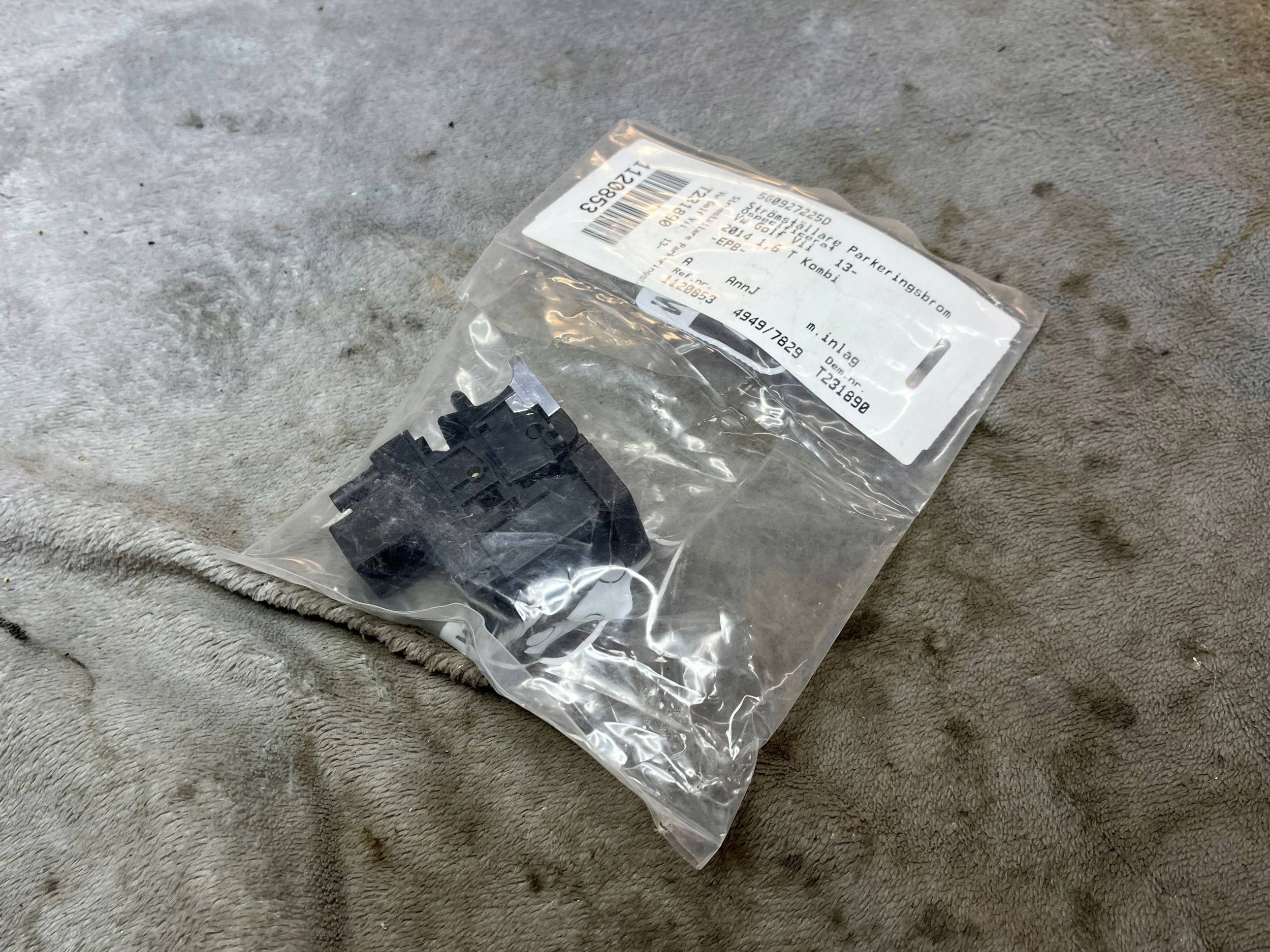 button brakes AUTO HOLD VW GOLF VII 5G0927225D !J