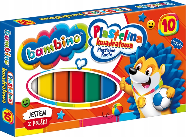 

Plastelina Kwadratowa Szkolna Bambino