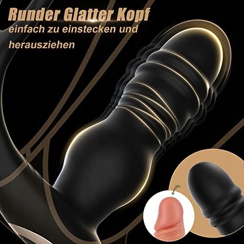 ANALVIBRATOR Dla Mężczyzn Wibrator Analny Z 7 Funkcjami Stymulacji Prostaty — miniatura 5
