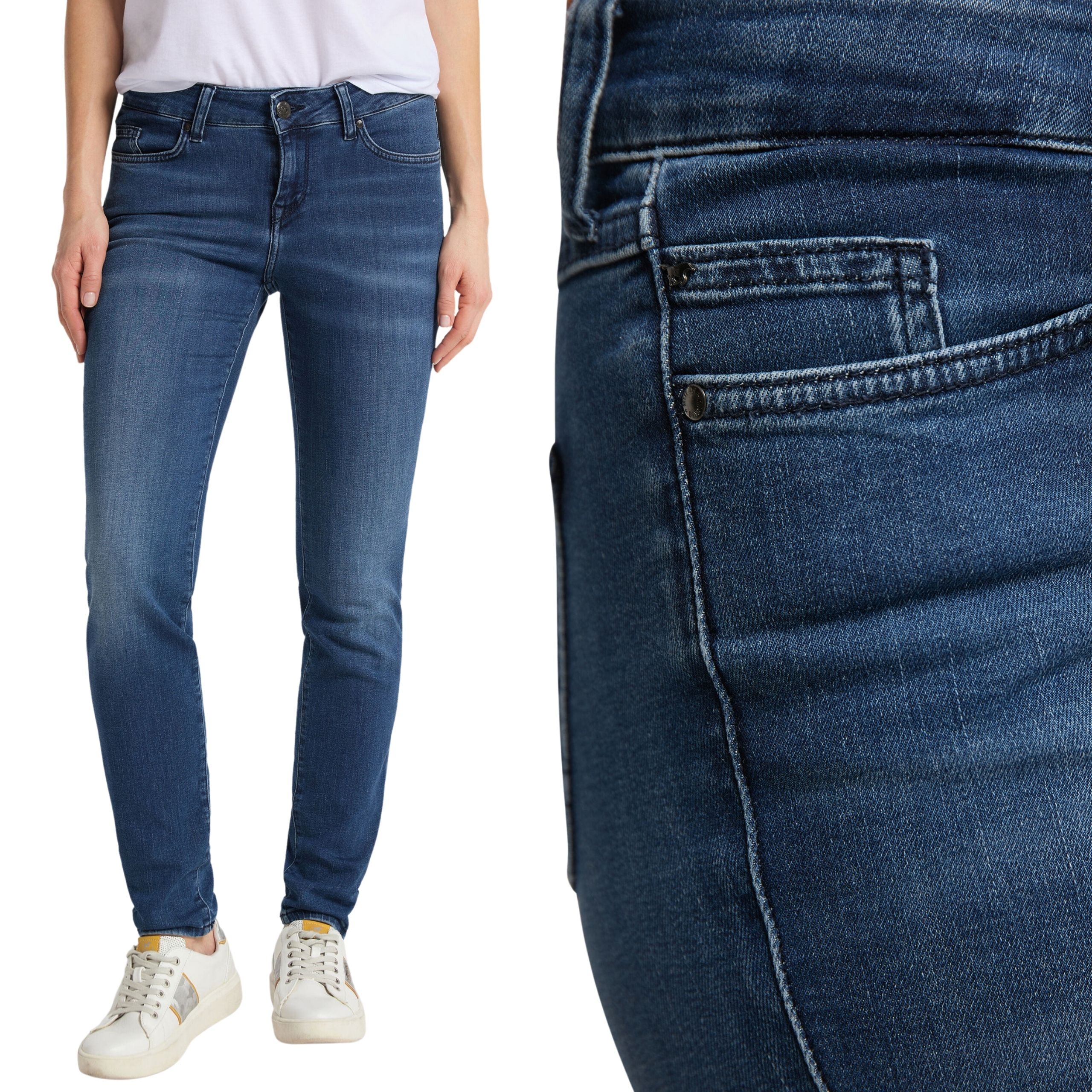 Mustang kalhoty Slim blue jeans Jasmin Jeggings_ W27 L34