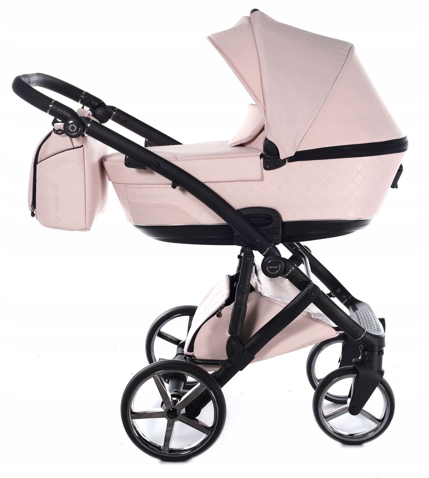 WÓZEK DZIECIĘCY 4W1 Tako Imperial NEW JASNY RÓŻOWY 05
