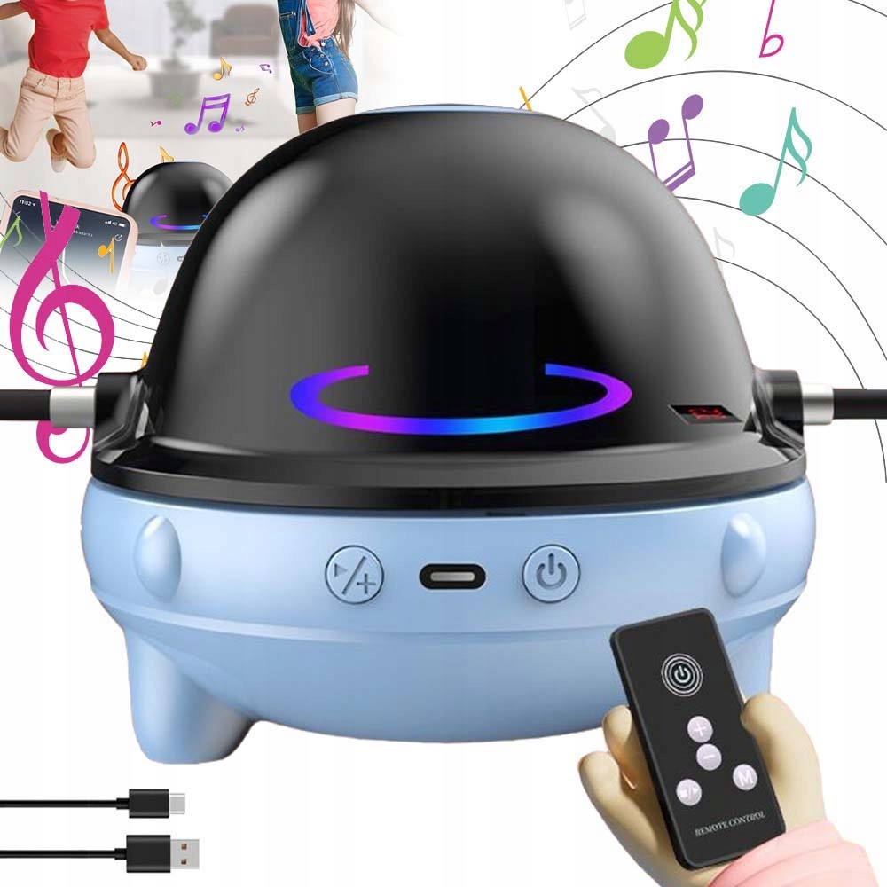 Bluetooth Švihadlo Elektrické Automatické Počítadlo Skoků Barevné Led