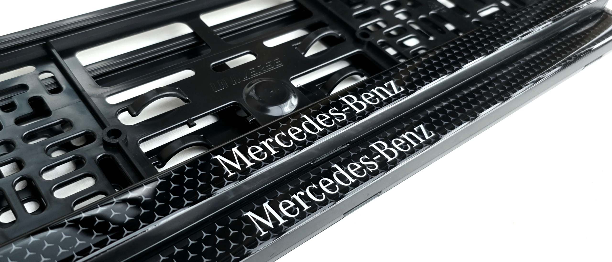 Ramki tablicy rejestracyjnej Mercedes Benz Żelowe 2 sztuki