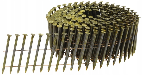 Hřebíky Do Bubnové Hřebíkovačky Otočné Pro Pneumatickou Hřebíkovačku 3,1X90MM 4050 Ks