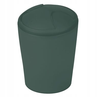 Levně Odpadkový koš Spirella Move výklopný 5 l tmavě zelený