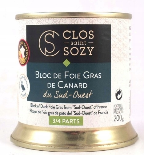 Levně Foie gras kachní blok 200 g Bloc de foie gras