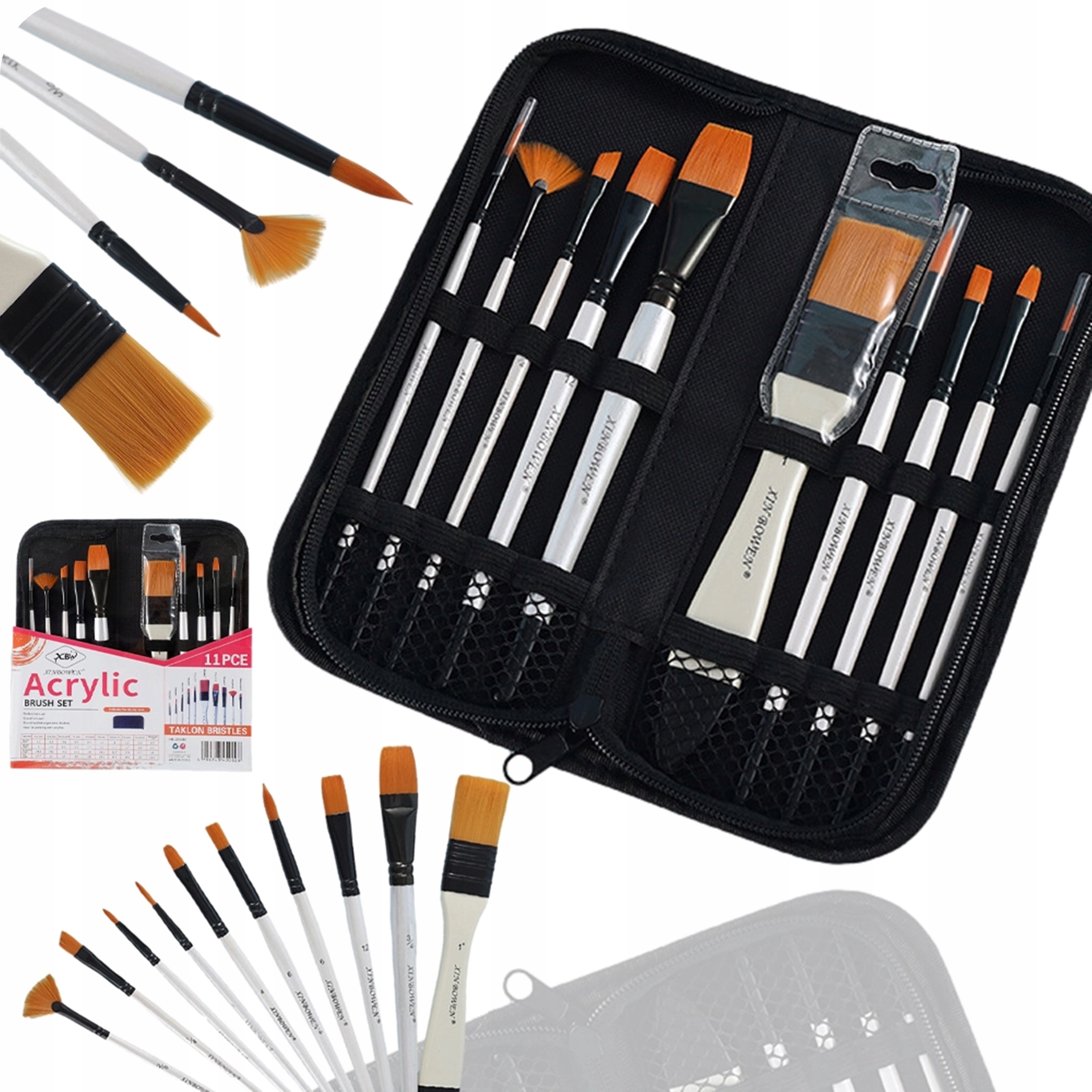 Umělecké malířské štětce Profesionální pro olejové akrylové barvy