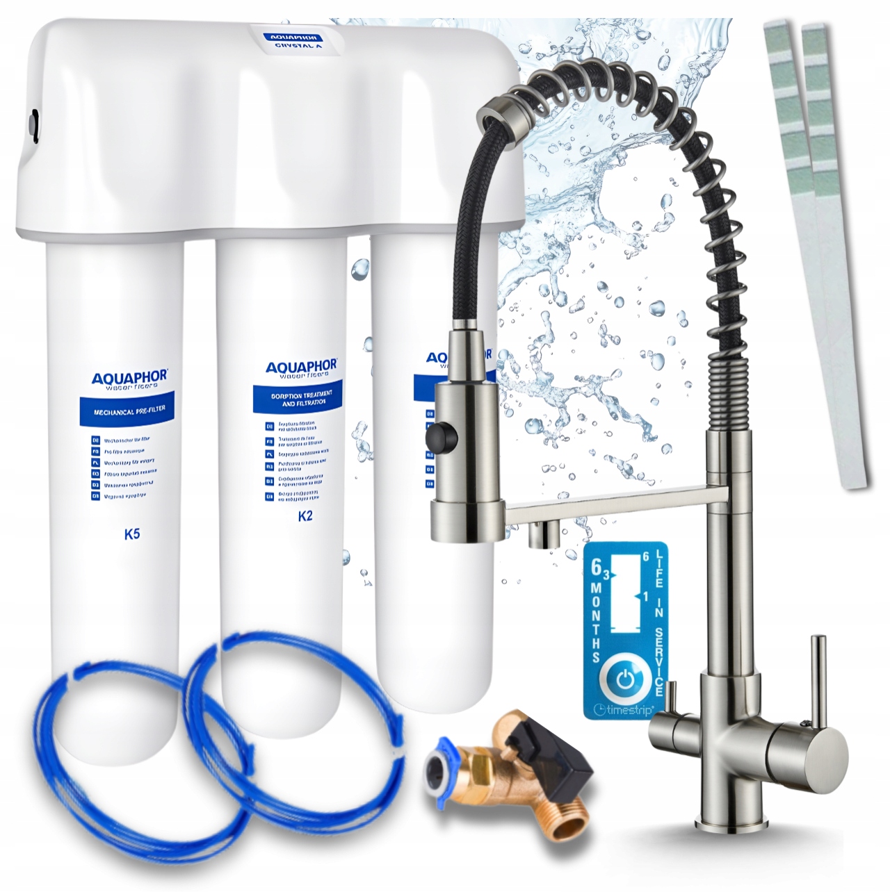 Podvodní Filtr Na Vodu Aquaphor Křišťál A Kuchyňská Stojánková Baterie