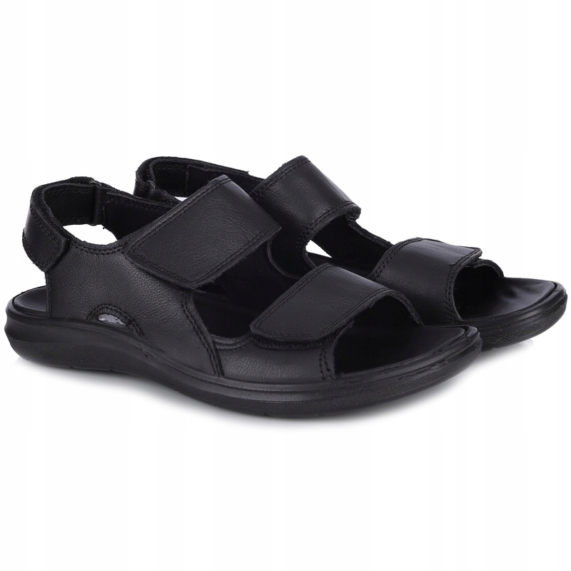 Pánské sandály Imac 103630 26790/011 Black/black černé, Kůže VEL..41
