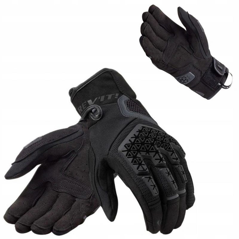 Rękawice motocyklowe krótkie Revit Mangrove Black czarny