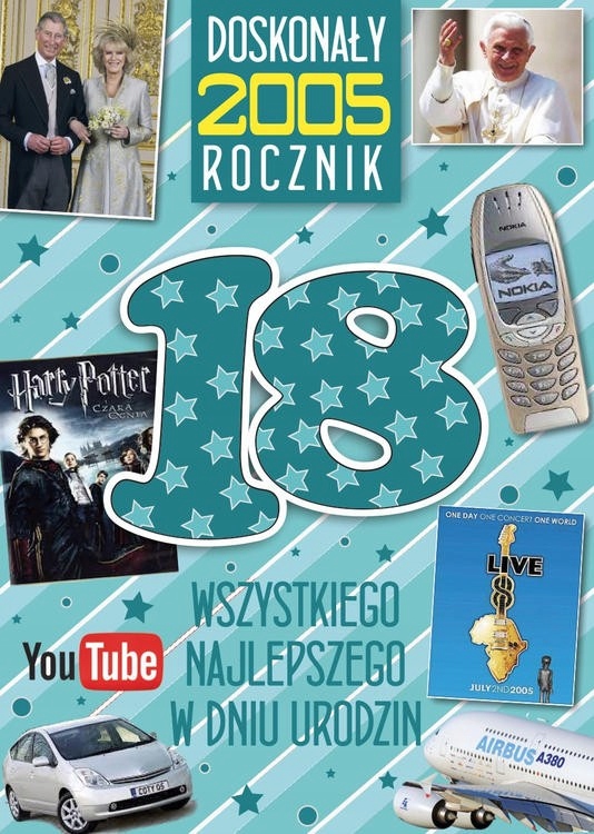 

Kartka na 18 urodziny dla urodzonych w 2005 r V61