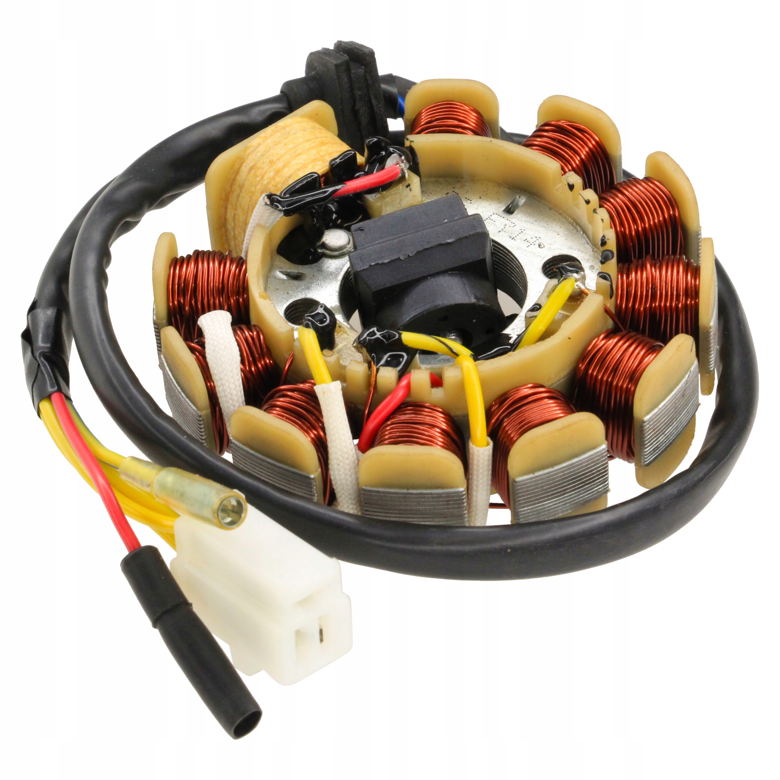 ISKROWNIK STATOR STOJAN CEWKA 4T GY6 11 CEWEK 3F Producent Zipp