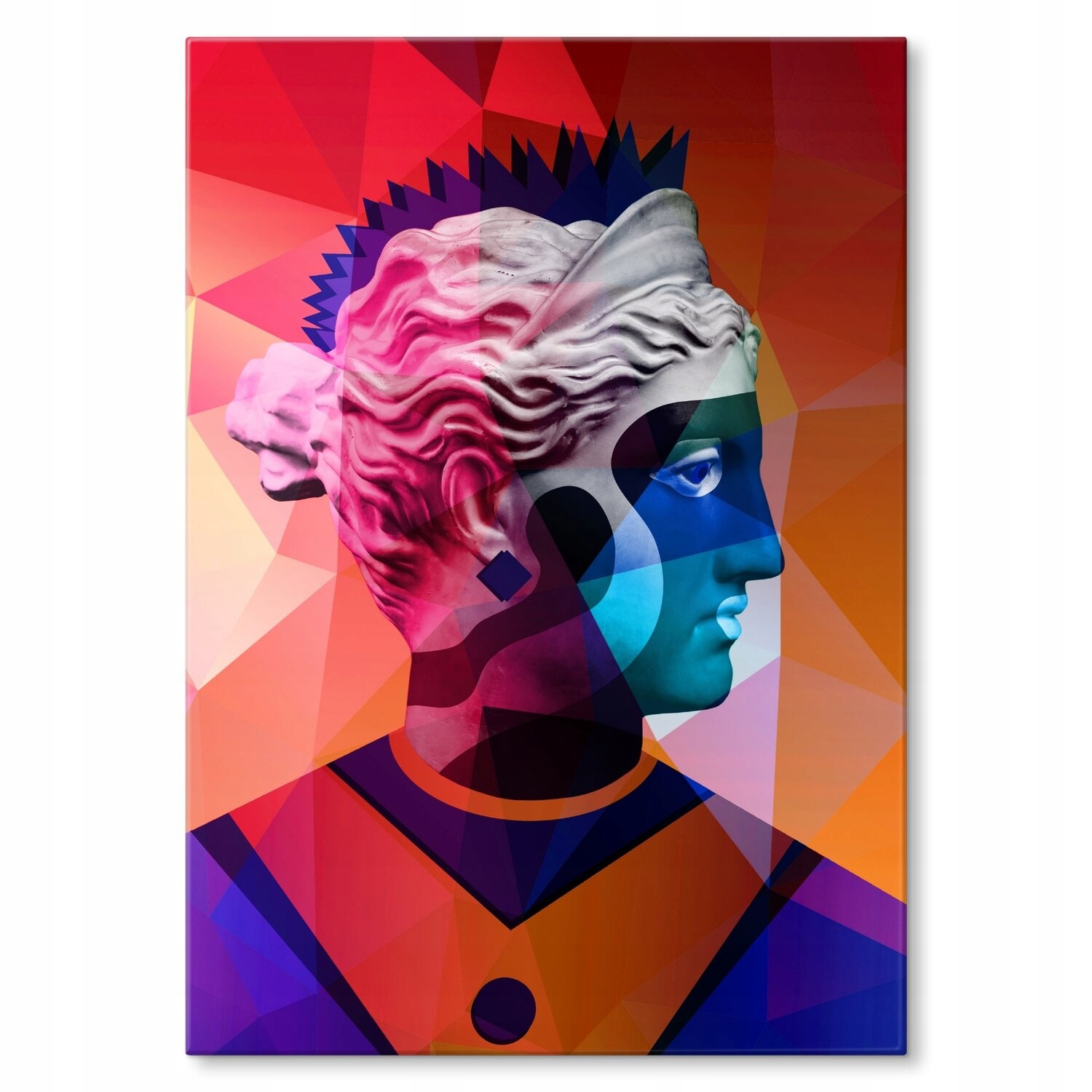 Kovový plakát Popart warrior Szyld Plech 42 x 59,4 cm Dárek