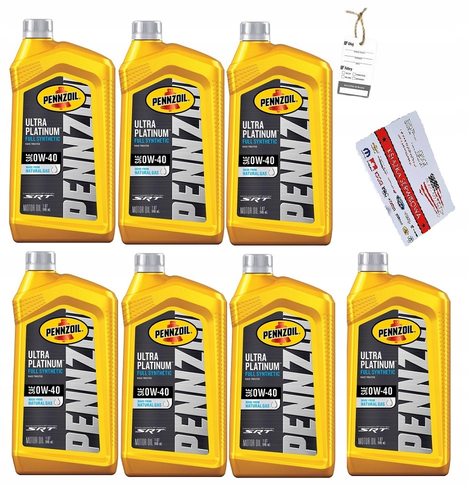 

Pennzoil Ultra Platinum 0W40 Srt 0W40 6,6l
