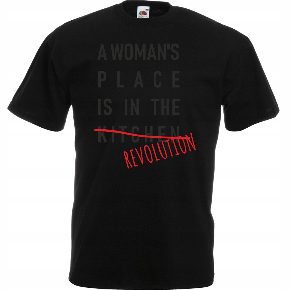 

Koszulka feminizm feministyczna L czarna