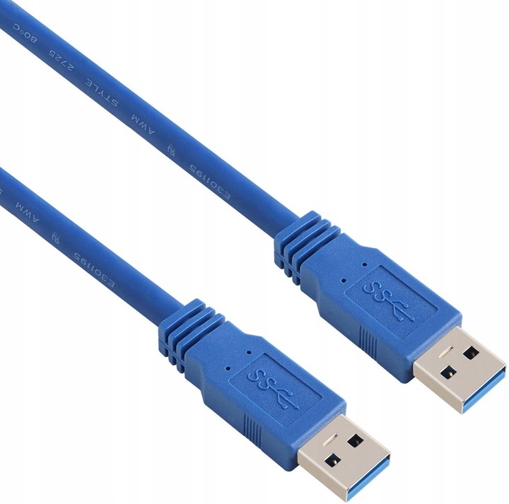 KABEL USB - USB 3.0 AM-AM PRZEDŁUŻACZ 3.0 M/M 50cm