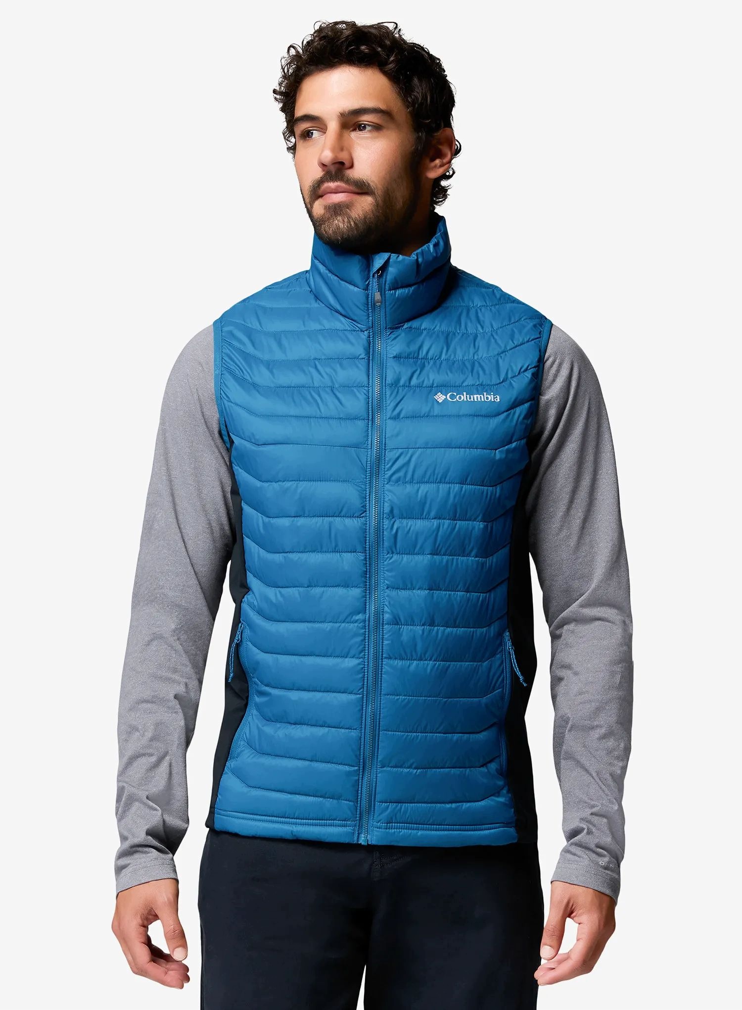 Vesta Columbia Powder Pass Hybrid Vest phoenix blue/black M