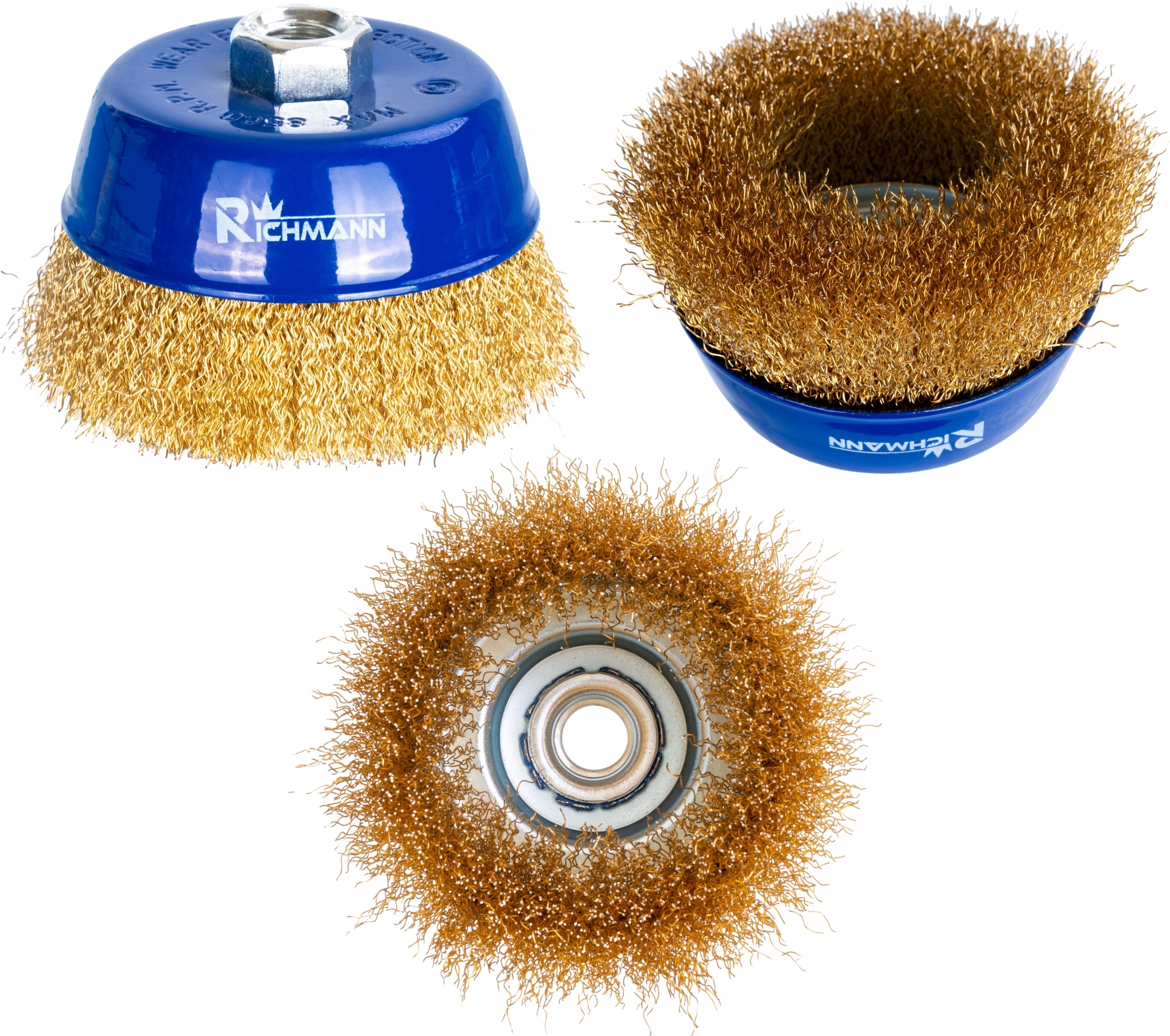 

C4305 Szczotka Do Szlif. Doczołowa 100 MM Mosiądz