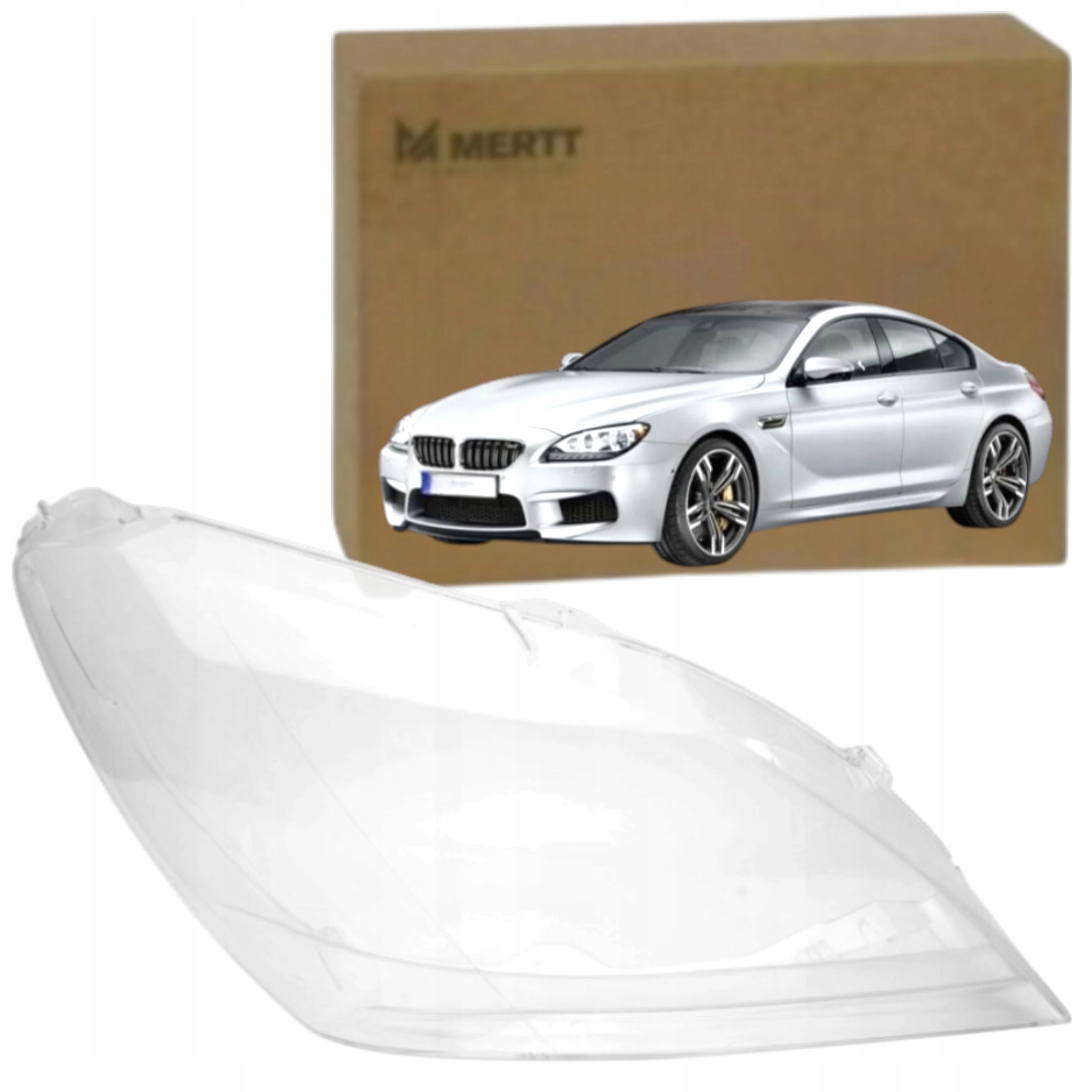 Bmw 6 F12 F13 F06 2011-2015 Klosz Pravé sklo světlometu předního světla