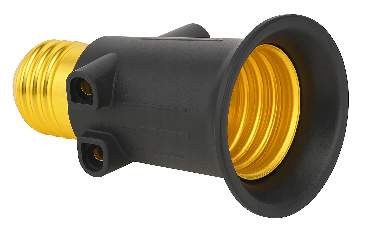 Adapter E27 gniazdo lampy podwójny kontakt 230V złodziejka 1000W