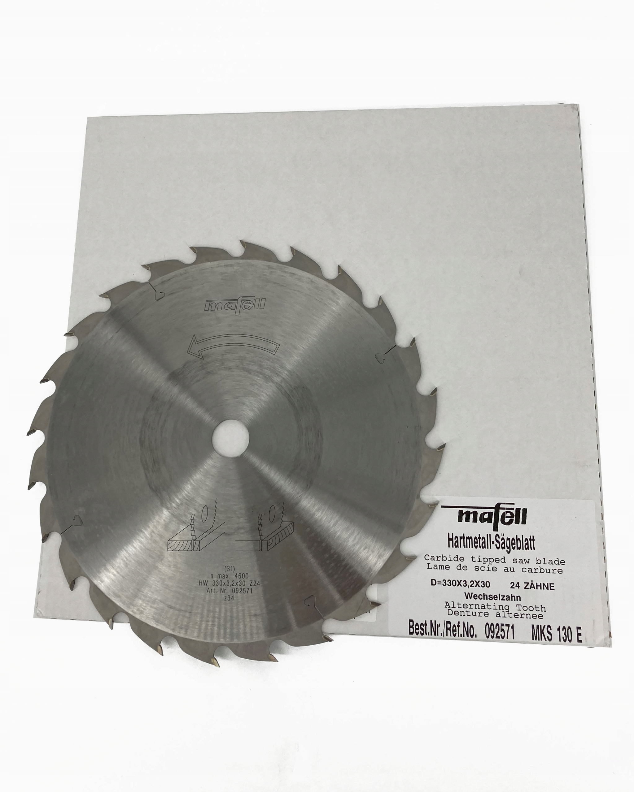 Tarcza Mafell Hm 330x2,2/3,2x30 mm, 092571