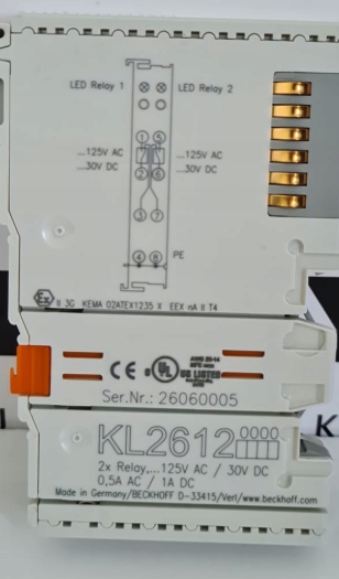 Beckhoff KL2612 Industrial Relay Module — Moduły rozszerzeń PLC