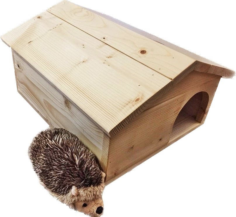 Levně Domeček Pro Ježka, přístřešek, impregnované dřevo, otevírací střecha